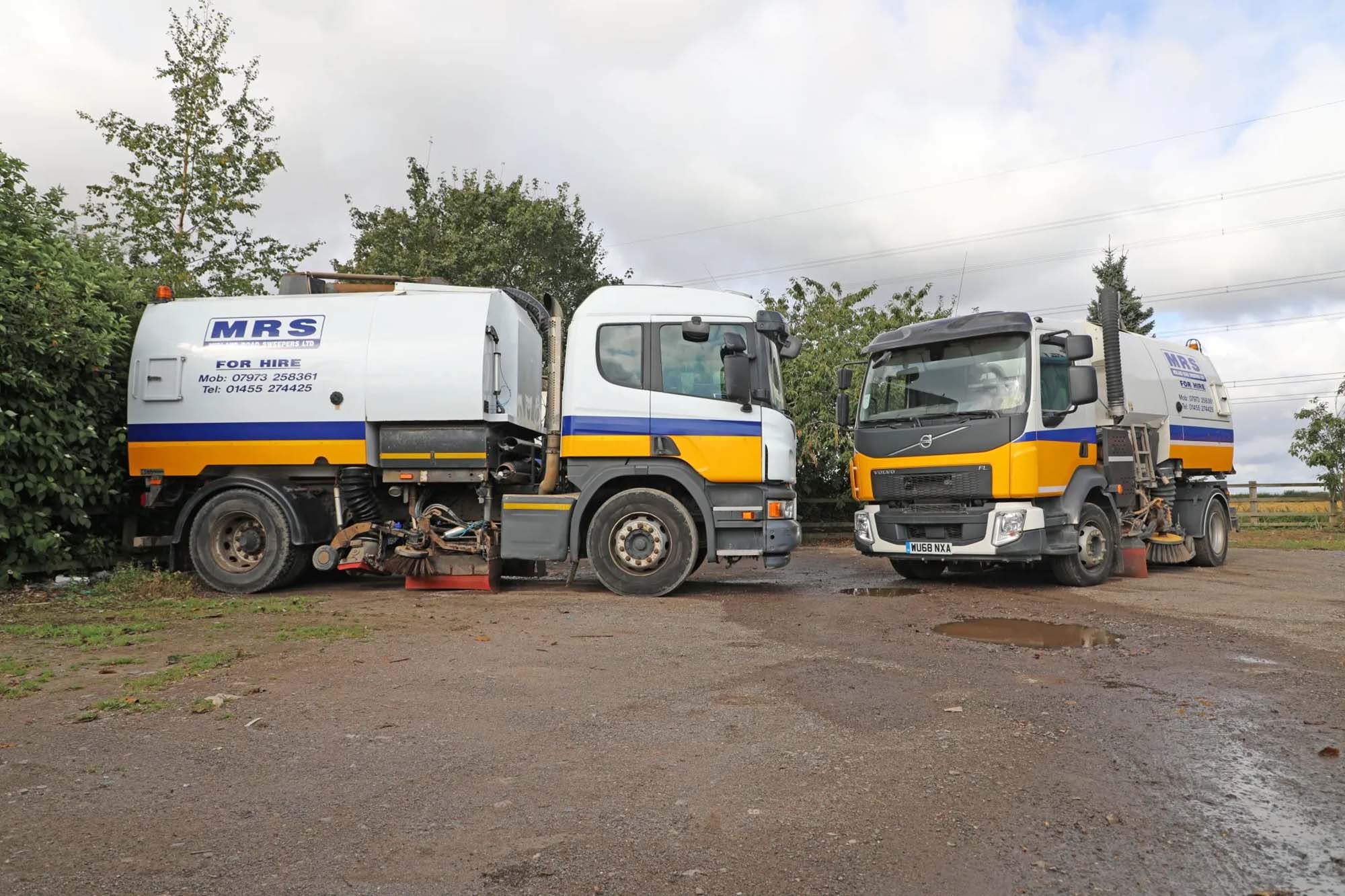 Midland Road Sweepers Ltd fleet of vehicles